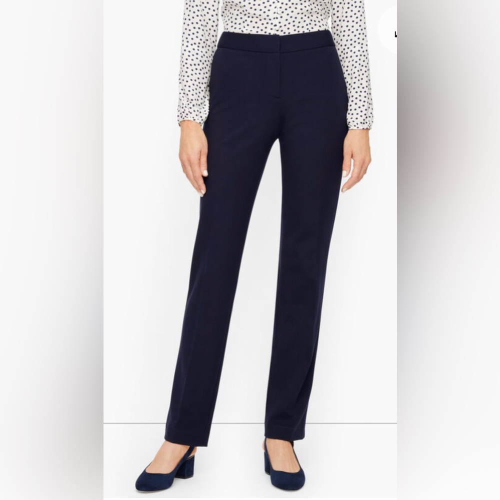 TALBOTS NWT LUXE KNIT CAMBRIDGE STRAIGHT LEG PANTS